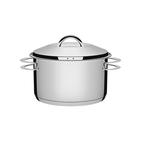 Caçarola Tramontina Solar Funda em Aço Inox Fundo Triplo com Tampa e Alças 24 cm 6,1 L