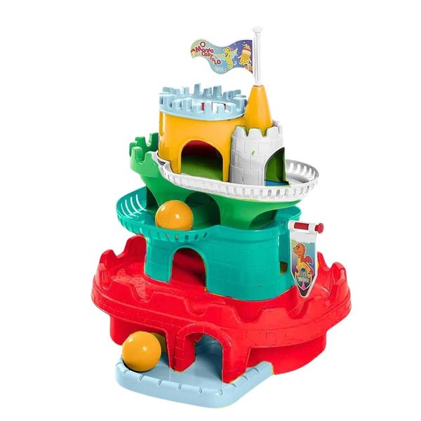 Brinquedo Monta Castelo Base Vermelha Tateti 0893