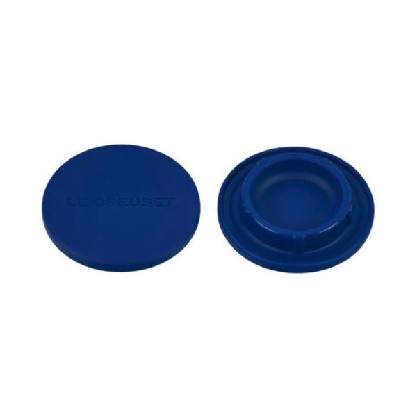 JOGO LE CREUSET 2 TAMPAS DE SILICONE PARA MOEDORES AZURE BLUE 42817062200000