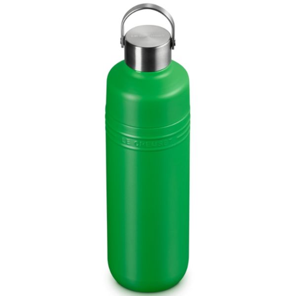 GARRAFA LE CREUSET TÉRMICA ON THE GO EM AÇO INOXIDÁVEL 1 LITRO VERDE BAMBU 41066334080001
