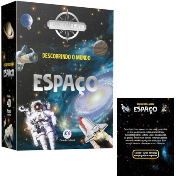 BOX DESCOBRINDO O MUNDO DO ESPAÇO - CIRANDA CULTURAL