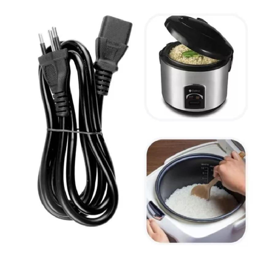 Cabo De Força Para Panela Elétrica De Arroz Mondial Britania Philco - 250V 10A