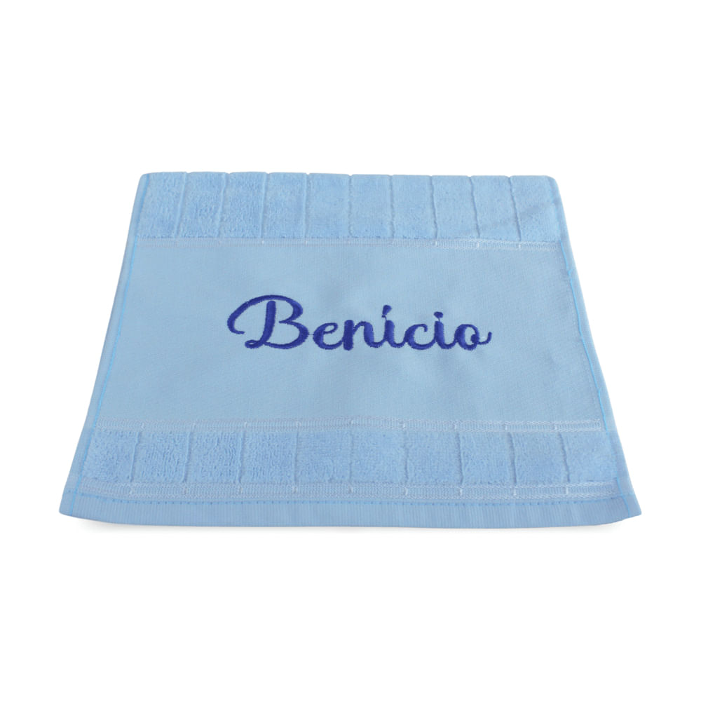 Kit Infantil com 3 Toalhas de Lavabo Personalizáveis + 1 Água Perfumada NasciDoBem