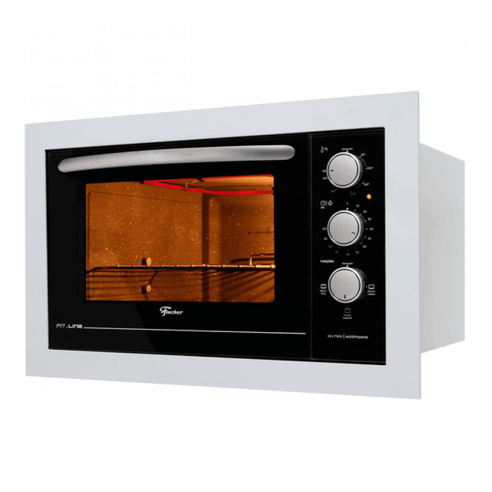 Forno Elétrico de Embutir 48 Litros Fit Line Inox 34493 Fischer