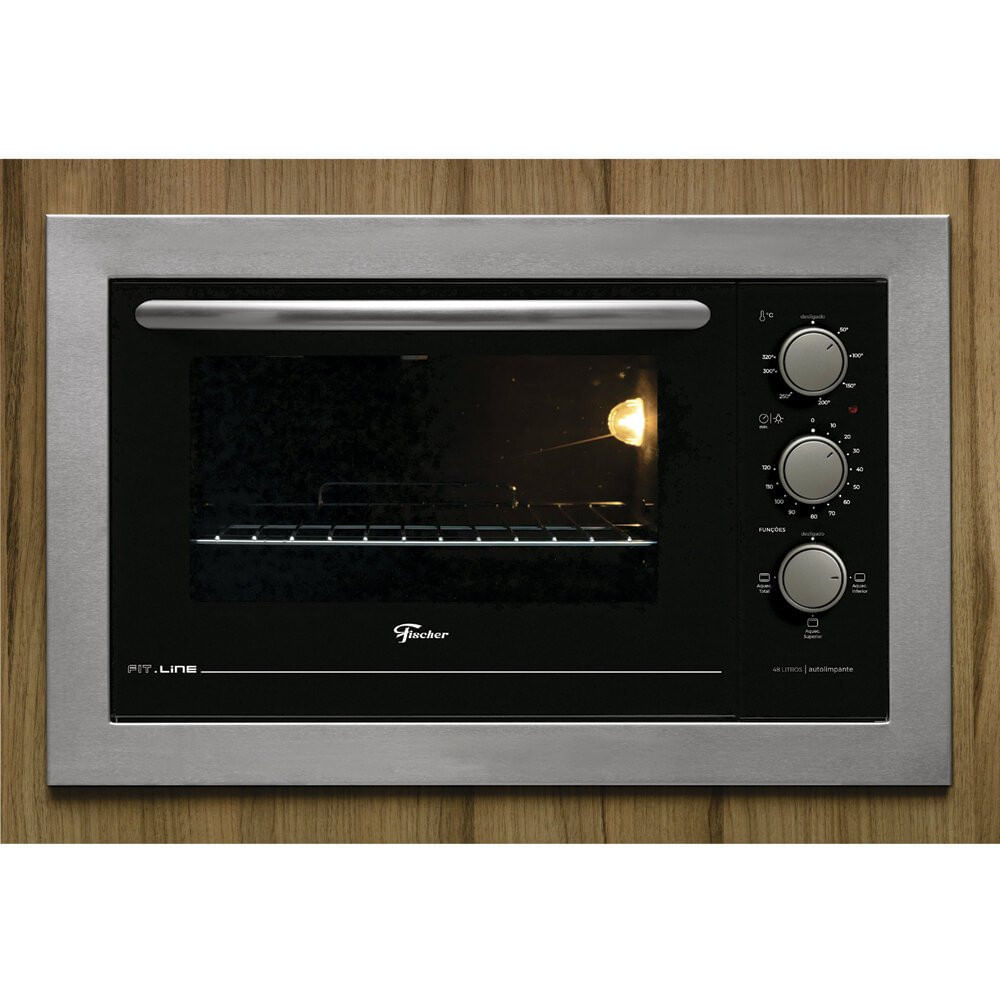 Forno Elétrico de Embutir 48 Litros Fit Line Inox 34493 Fischer