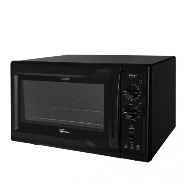 Forno Elétrico Pop Grill de Bancada 44L Fischer Preto / 110V