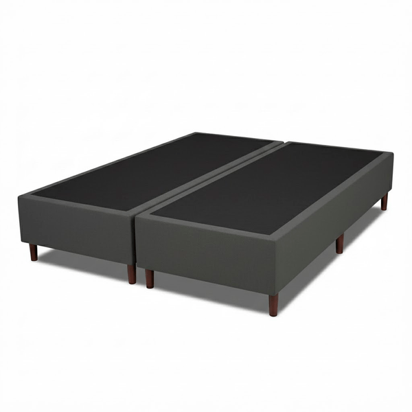 Base Box Queen Size Prince Sued 50x158x197cm Base Box Queen Size Casal Prince Sued 50x158x197cm| Cinza