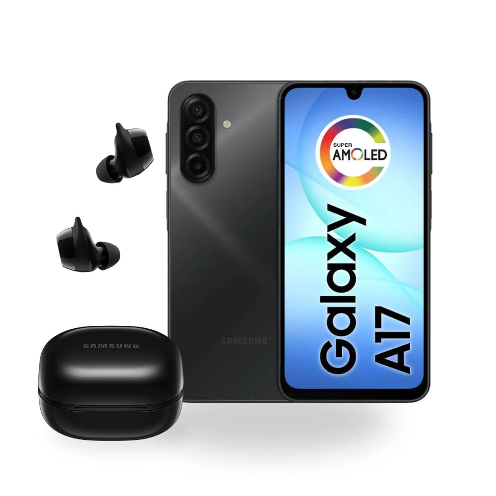 Kit Smartphone Samsung Galaxy A17 128GB com Fone Galaxy Buds Core R410