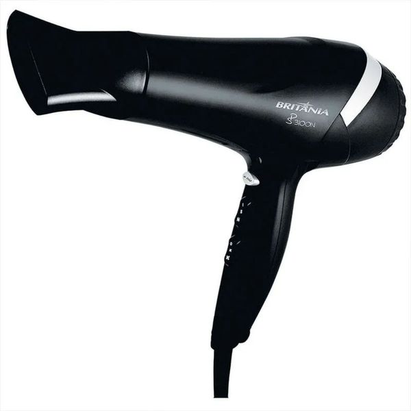 Secador de Cabelo Britânia SP3100 2000W | Preto (110 V)