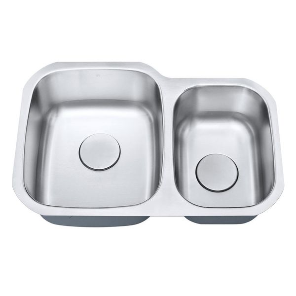 Cuba De Cozinha Aço Inox 1mm Escovado C201-p 68.5x45,8x20,3 Cm Aço Escovado
