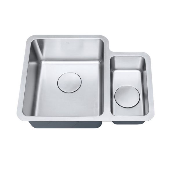 Cuba Dupla F201 Inox Escovado Aço Escovado