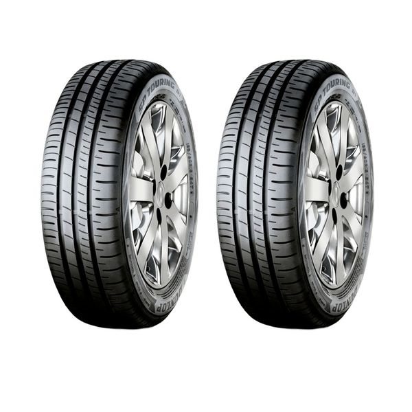 Kit 2 Pneus Dunlop 185/65R14 86T SP Touring R1 Aro 14 Passeio | Preto