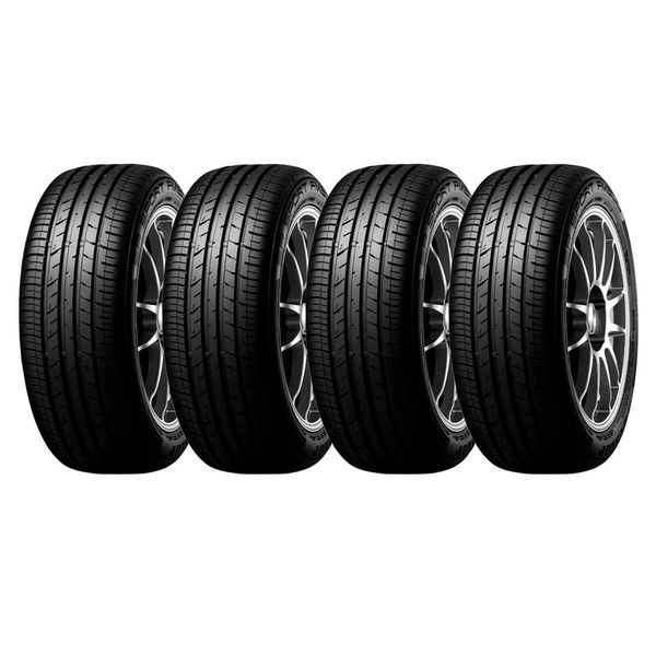Kit 4 Pneus Dunlop 195/60R15 88V Sport FM800 Aro 15 | Preto