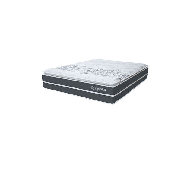 Colchão King Size Gazin Sleep Confort Molas Pocket 193x203x32 | Cinza