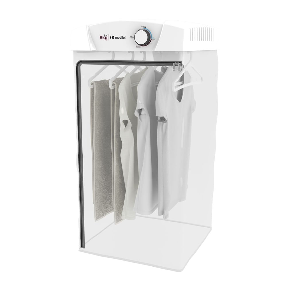 Secadora de Roupas Mueller 8Kg Sun Parede Ar Quente e Frio