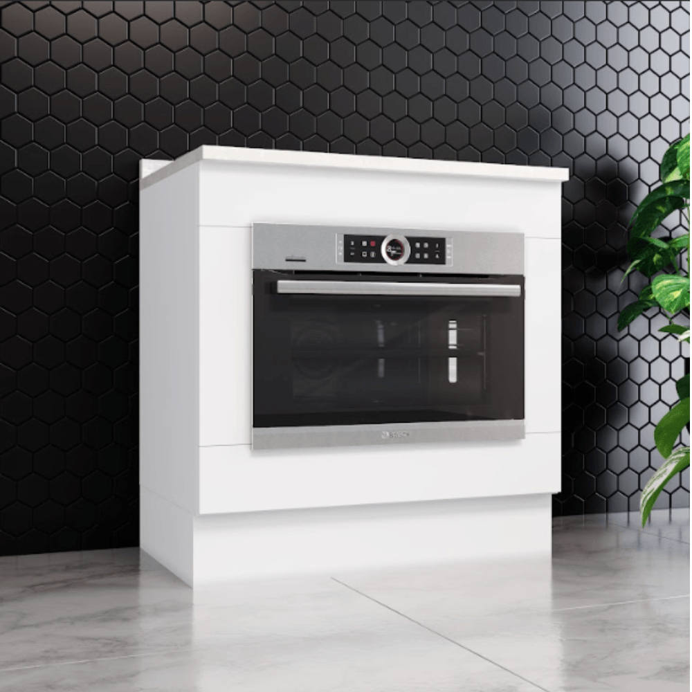 Balcão Forno Embutir Americana Henn 80 cm com Tampo para Cooktop Henn 80 cm