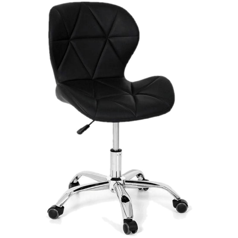 Cadeira Giratória Estofada Slim Office com Regulagem