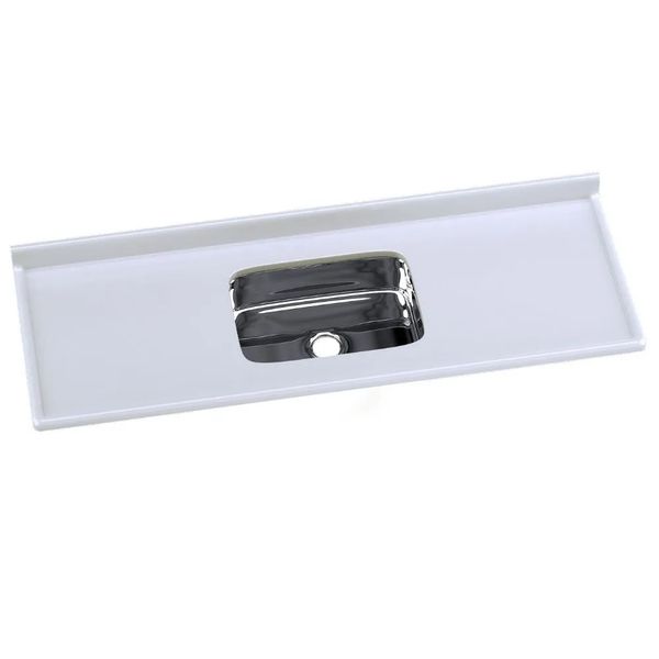 Tampo para Pia com Cuba Inox 150 cm Rorato | Gelo