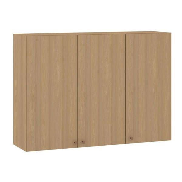Armário Aéreo 120cm 3 Portas Classic Luciane | FREIJO