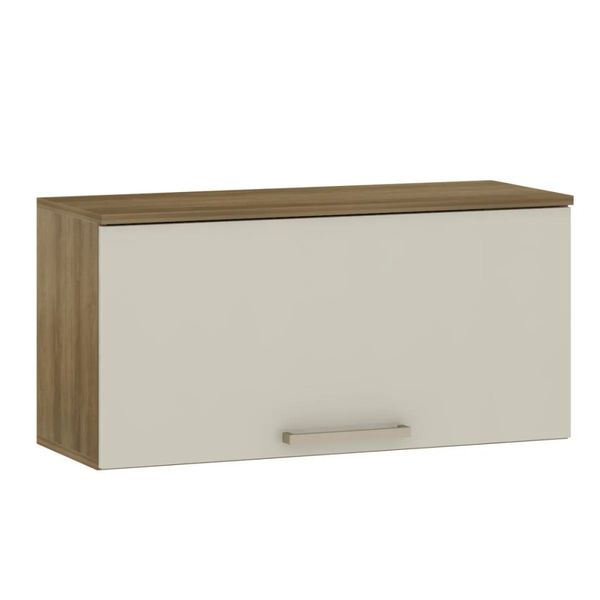 Armário Aéreo 80cm 1 Porta Luciane Isis | Avela/Mocca