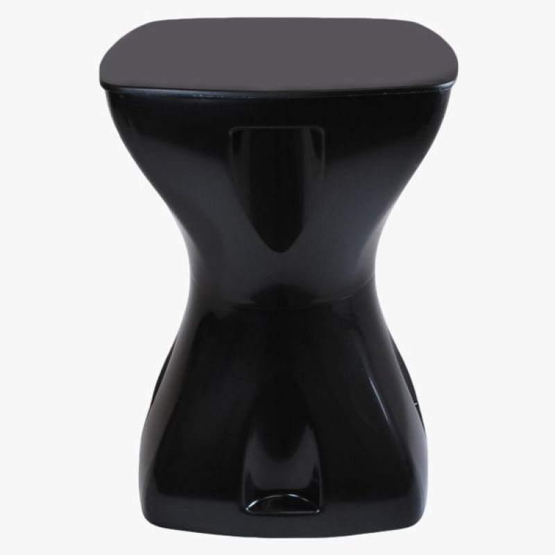 Mesinha Preta Multiuso Mesa Lateral Apoio Decorativo Jardim
