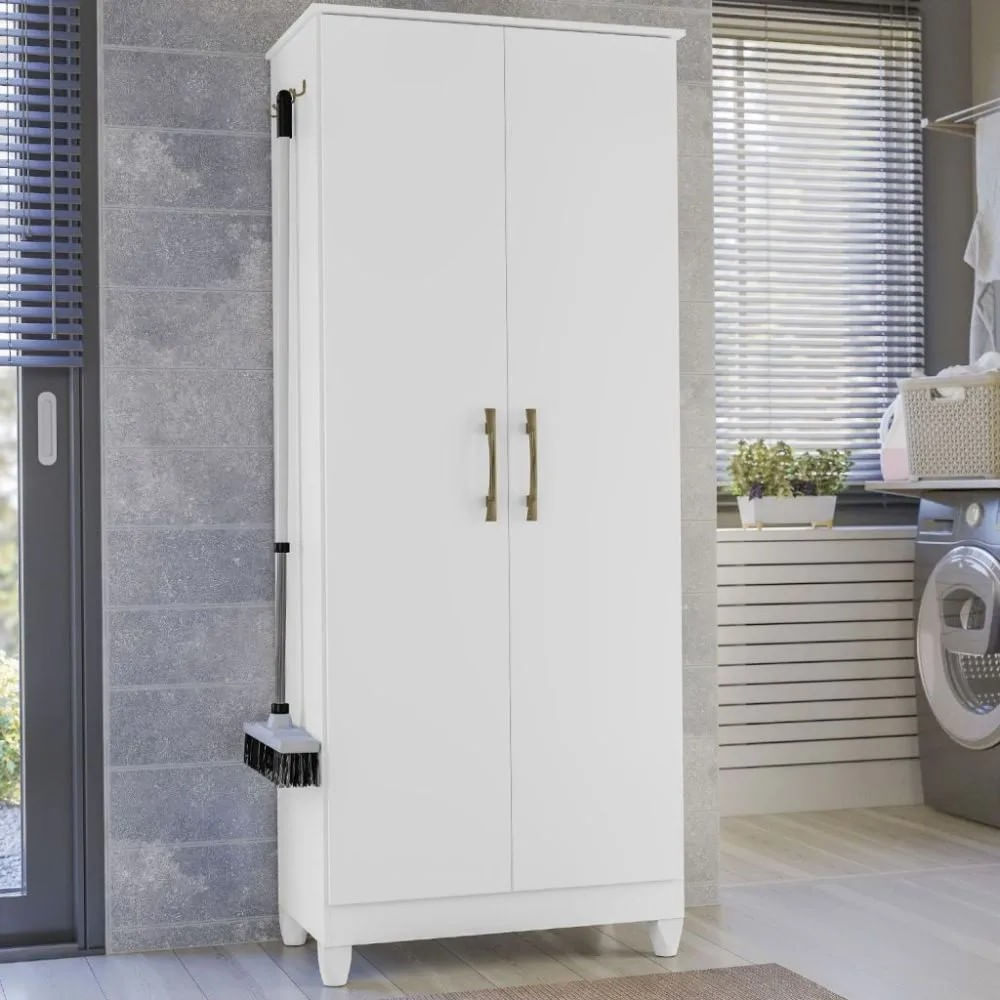Armário Multiuso Lavanderia 170cm 2 Portas 4 Prateleiras Moval Jade