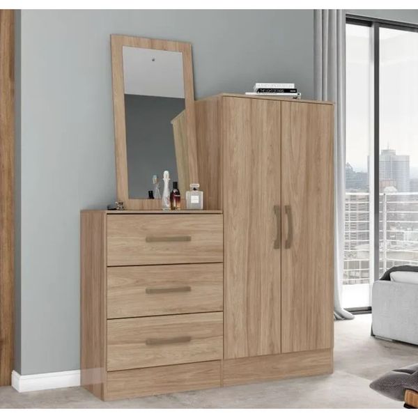 Cômoda 2 Portas 3 Gavetas Henn Briz B700 | Jequitiba