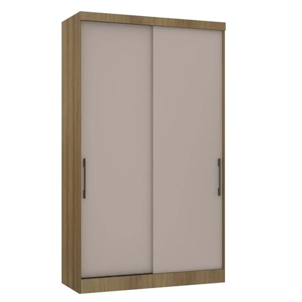 Módulo Guarda-Roupa 2 Portas 3 Gavetas Eucamoveis Paris | Avela/Cinammon
