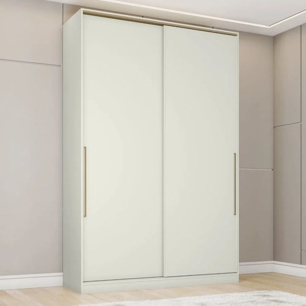 Módulo Guarda-Roupa 2 Portas 4 Gavetas Henn Seletto | Areia