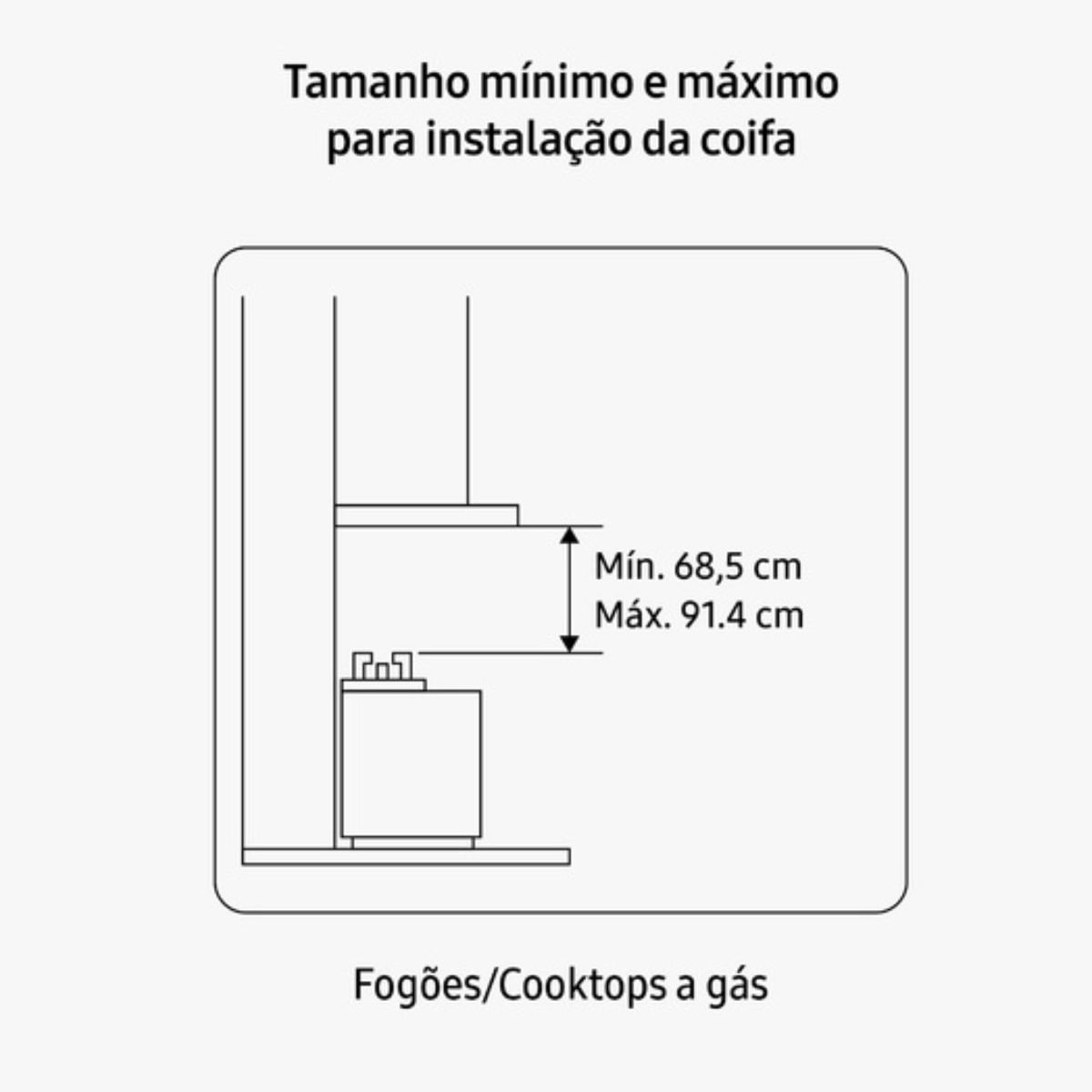 SD COIFA PAREDE SAMSUNG WI-FI POWER VENTILATION 90