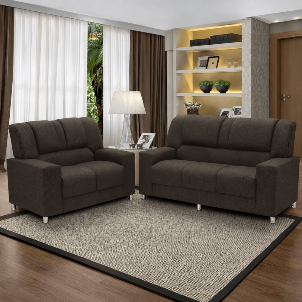 Conjunto Sofá 3 e 2 Lugares 171cm Paraná Sandero