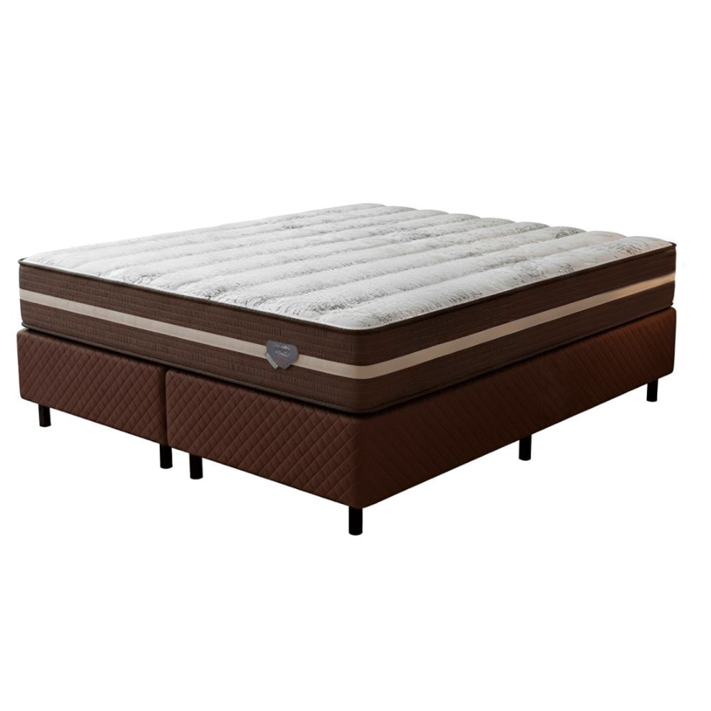 Conjunto Box Casal Ecoflex King Size 68x193x203cm