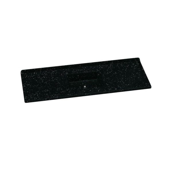 Tampo de Pia Rorato Mármore Sintético 150x55cm Resistente e Moderno | Preto