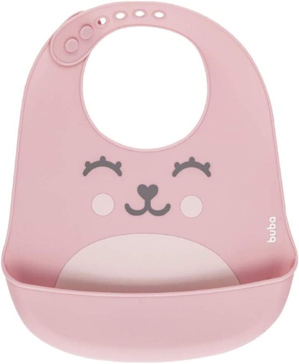 Babador Com Pega Migalhas Gumy Rosa Buba 12093