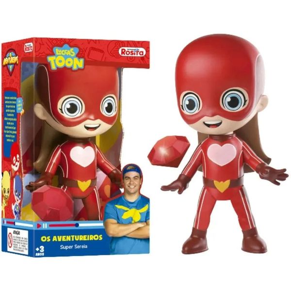 Boneca Super Sereia Os Aventureiros Novabrink Bbra 1078