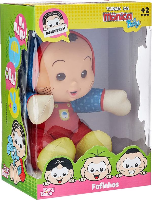 Boneco Cascão Baby Da Turma Da Mônica Novabrink Bbra 1047