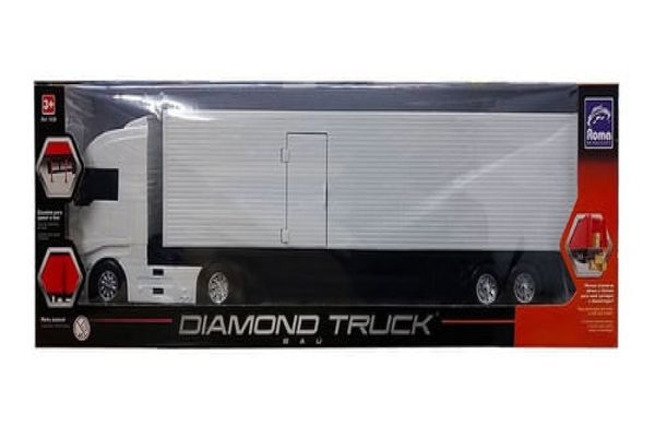 Caminhão Diamond Truck Baú Branco Roma Jensen 1330