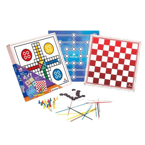Jogos Clássicos 4 Em 1 Xalingo 6557.6