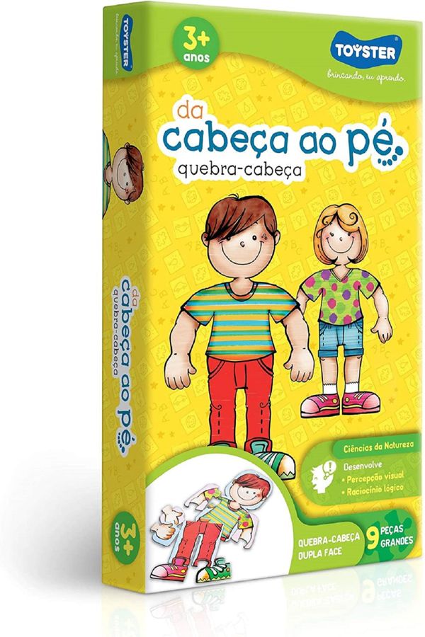 Quebra Cabeça Da Cabeça Ao Pé Toyster 002038