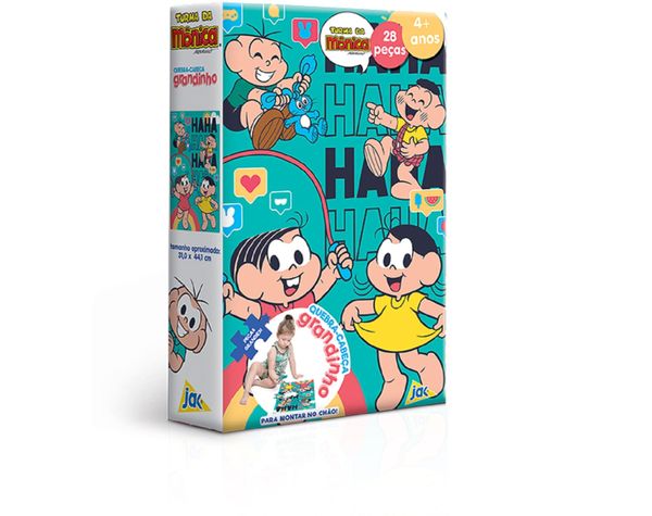 Quebra Cabeça 28 Peças Mônica Grandinho Toyster 002985