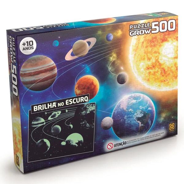 Quebra Cabeça 500 Peças Sistema Solar Grow 03727