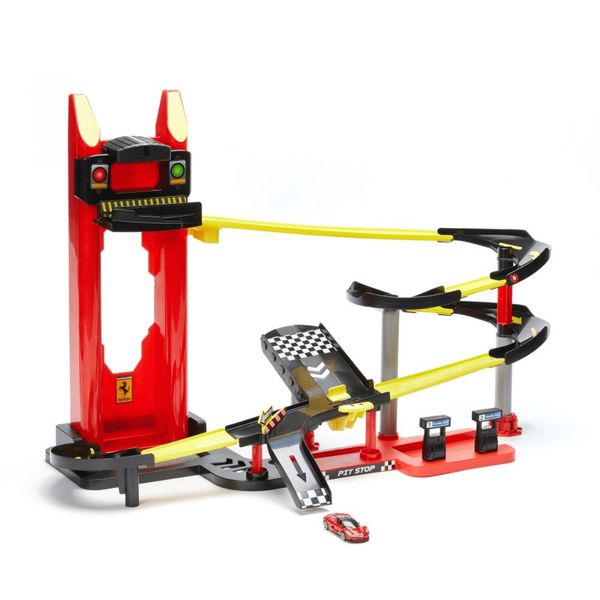 Playset E Veículo Elevador Ferrari Race e Play Evolution Bburago 19-56668