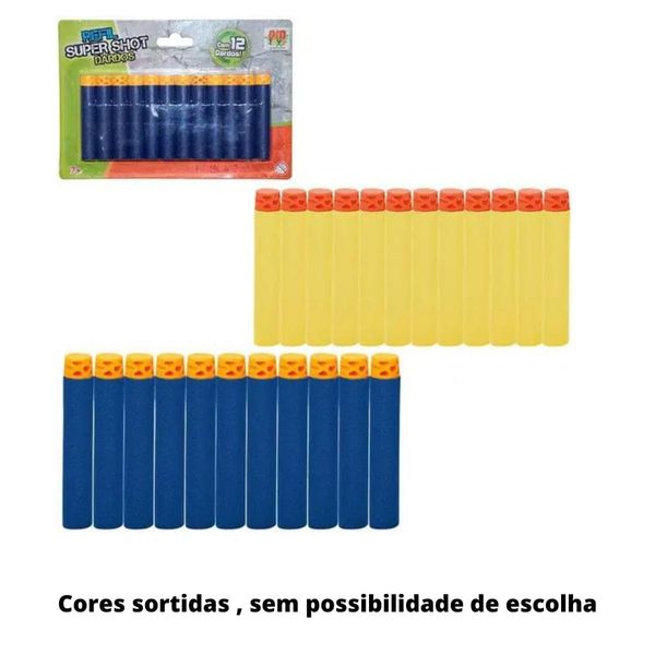 Refil 12 Dardos Super Shot Dm Brasil Dmt6167
