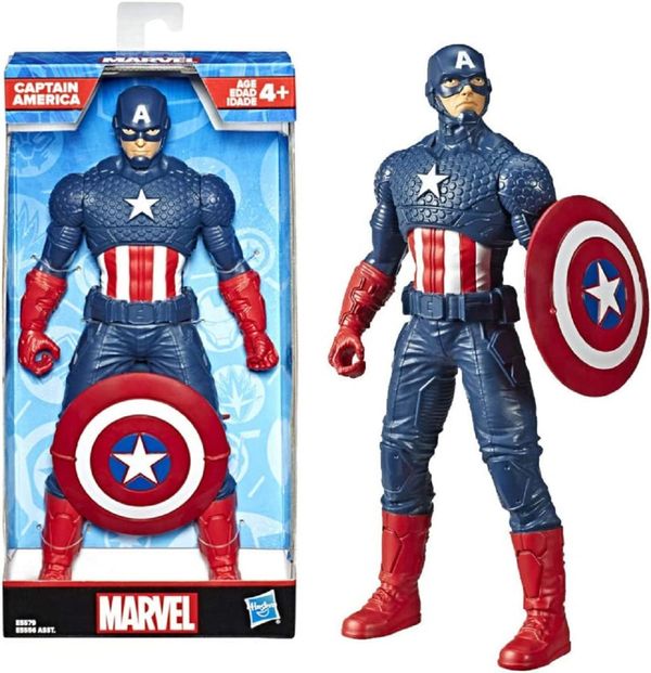 Boneco Capitão América Olympus Marvel E5579