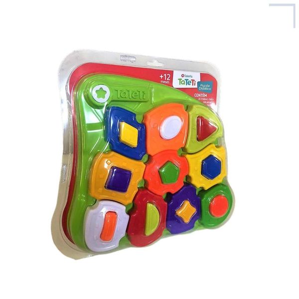 Brinquedo Puzzle Mania Verde Tateti 0808_Vd