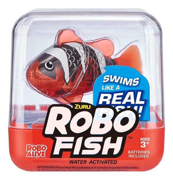 Robô Alive Robô Fish Vermelho Fun F0084-8