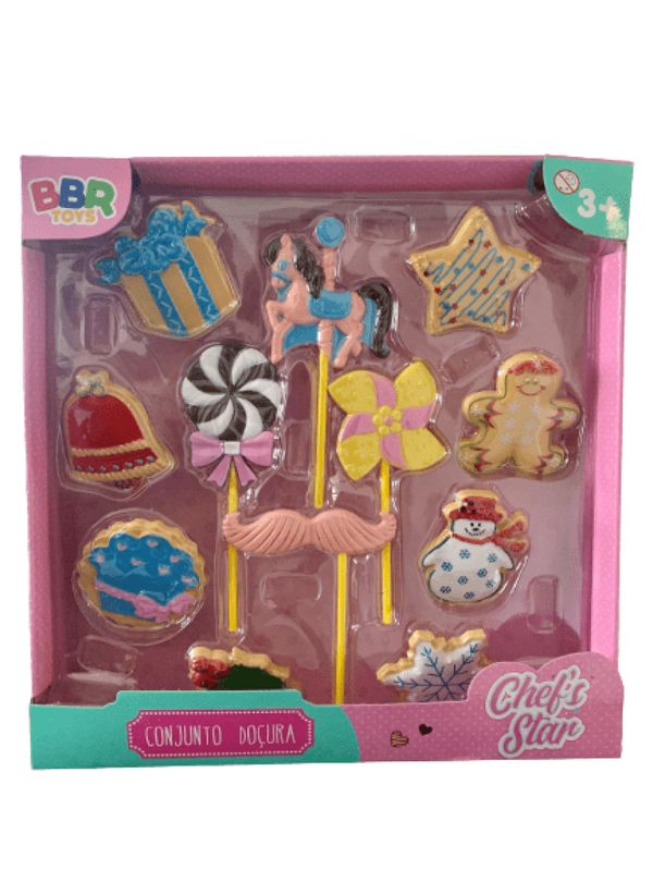 Conjunto Doçura Chefs Star Biscoito Bbr R2965