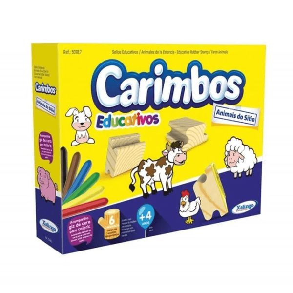 Carimbos Educativos Animais Do Sítio Xalingo 50787