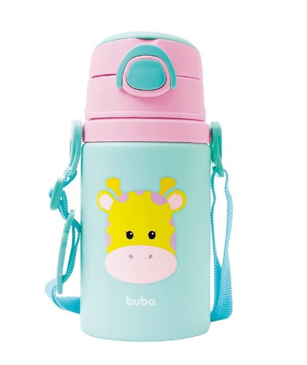 Garrafa De Aluminio Animal Fun Girafa Buba 12118