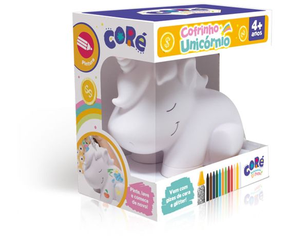 Kit De Atividades Cofrinho Unicórnio Toyster 002605
